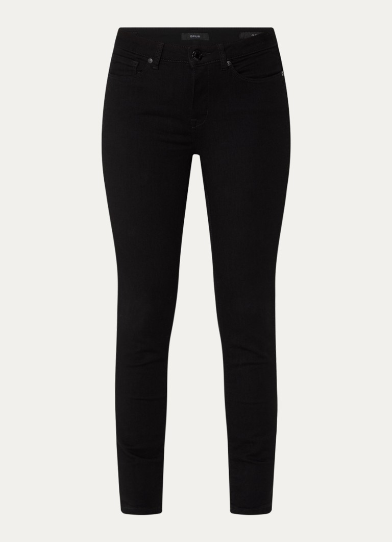 Calça jeans skinny de cintura alta OPUS Elma com lavagem colorida