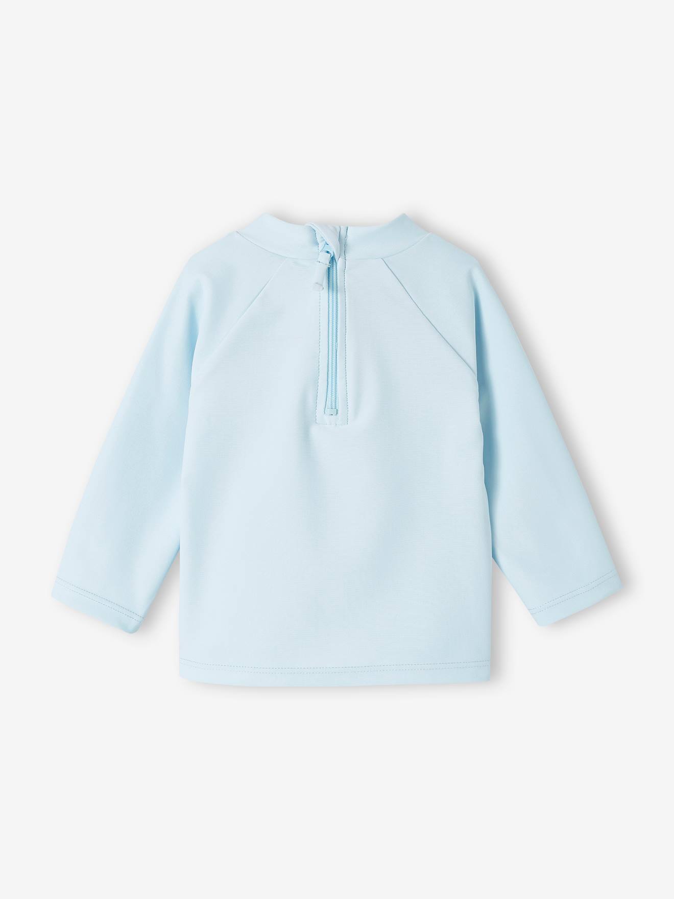 Vertbaudet Jungen Baby Badeshirt mit UV-Schutz Oeko-Tex - himmelblau