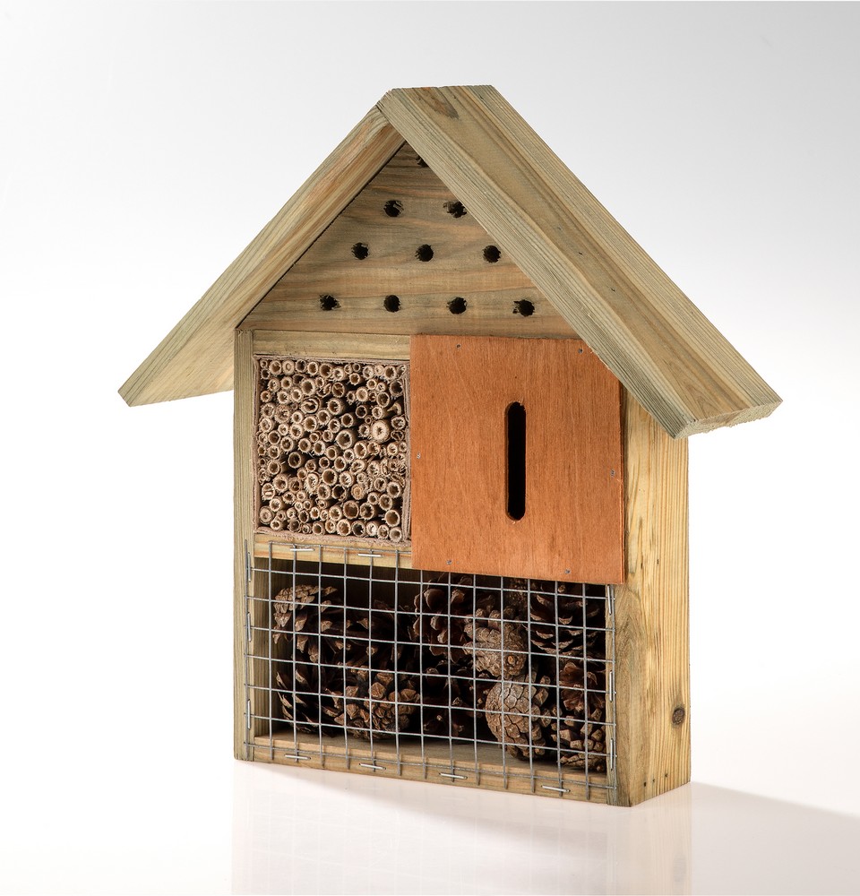 Little Friends Insektenhotel, ca. 27,3 x 9 x 30 cm - Braun