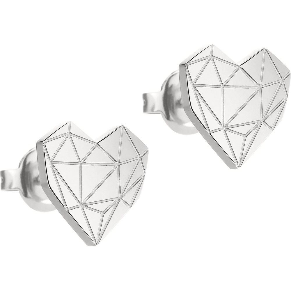 Liebeskind Boucles d'oreilles à fermoir à poussette Acier inoxydable Boucles d'oreilles