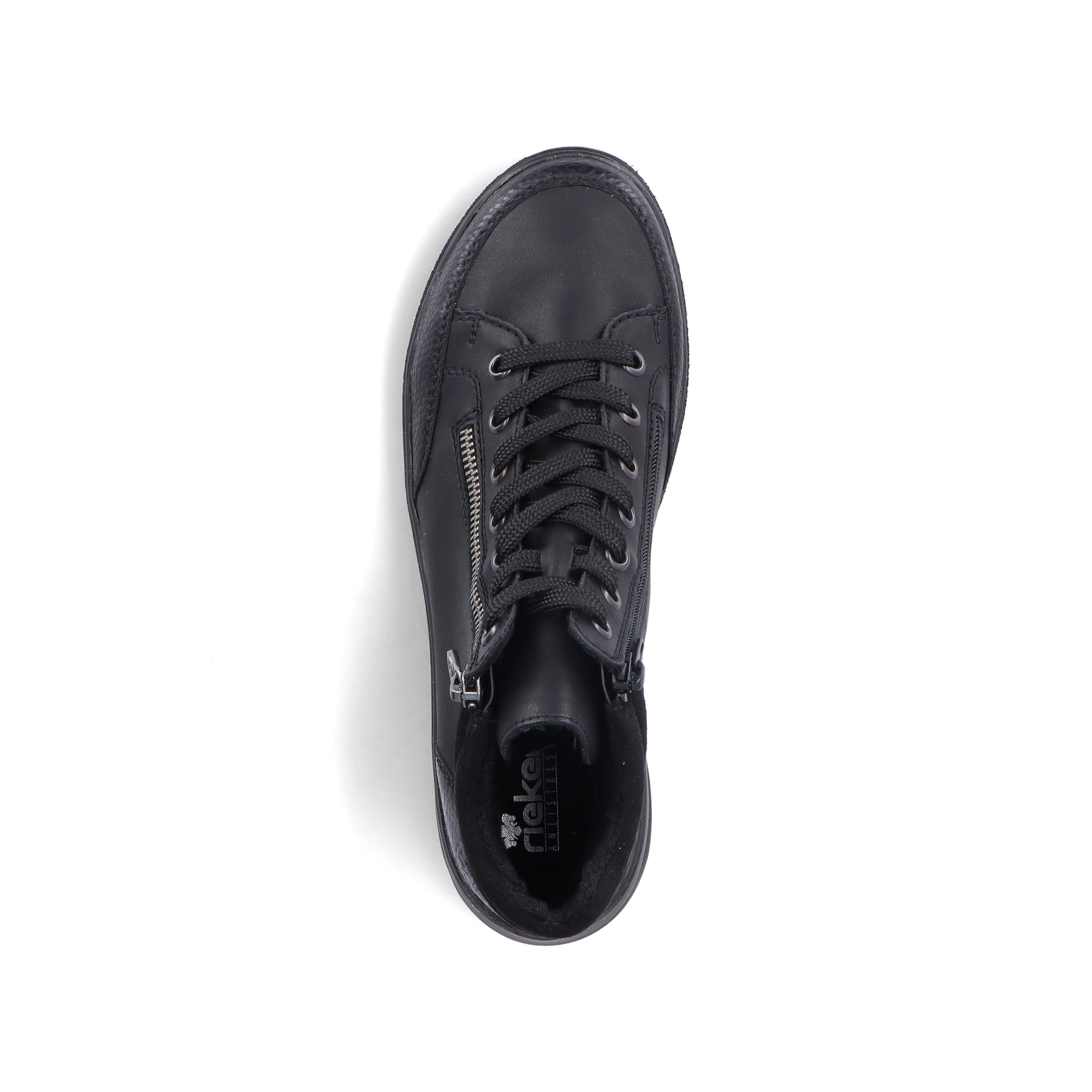 Rieker Damen Schnürschuhe tiefschwarz