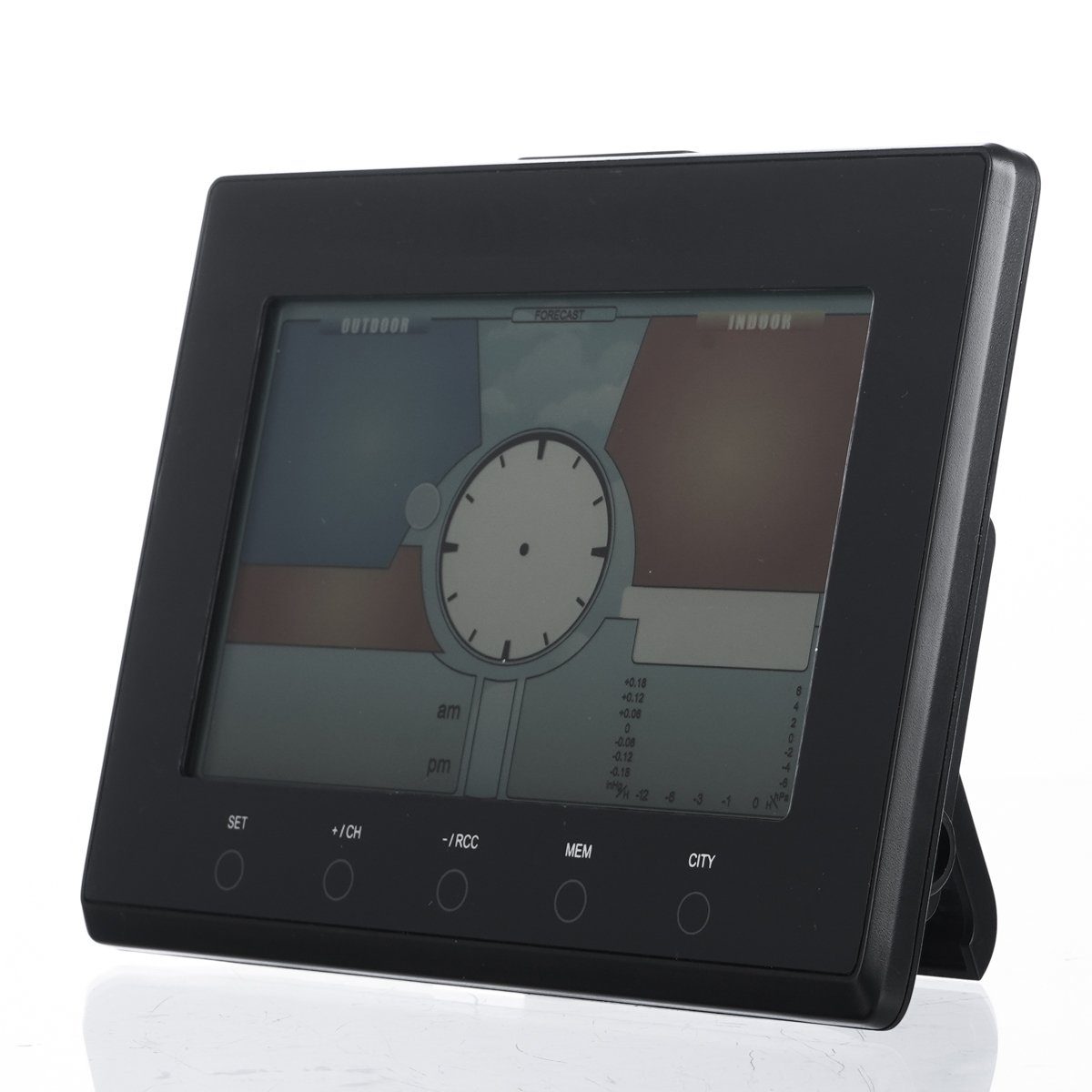 ELEGIANT Wetterstation EOX-9938: Alles im Blick! Wetterinfos Innenwetterstation (Echtzeit Information, Thermometer, Hygrometer)