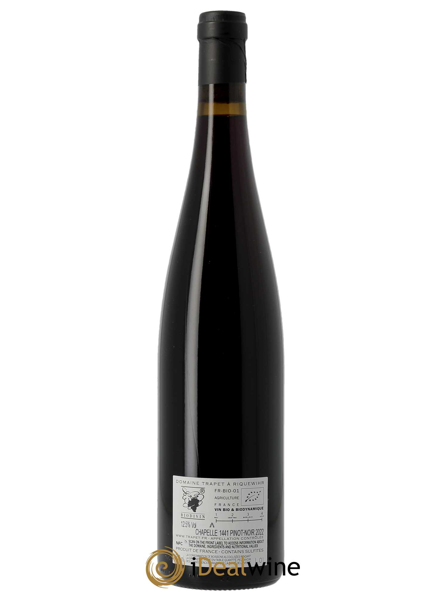Alsace Chapelle 1441 Domaine Trapet  2022 - Lot de 1 Bouteille