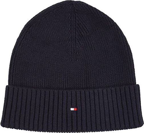 TOMMY HILFIGER Herren Strickmütze ESSENTIAL FLAG BEANIE