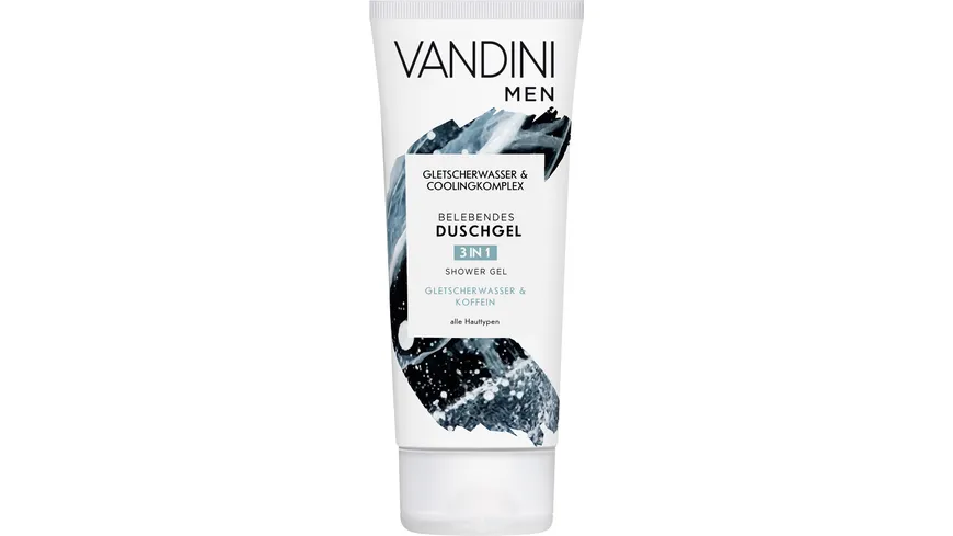 VANDINI Men 3in1 Duschgel Gletscherwasser & Coolingkomplex 200 ml