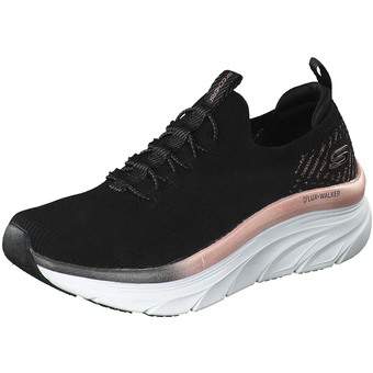 Skechers D Lux Walker Slip On in schwarz