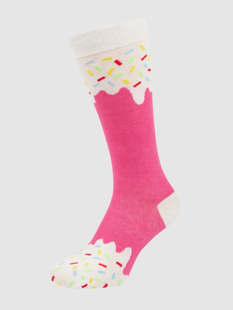 Socken mit Stretch-Anteil in rot