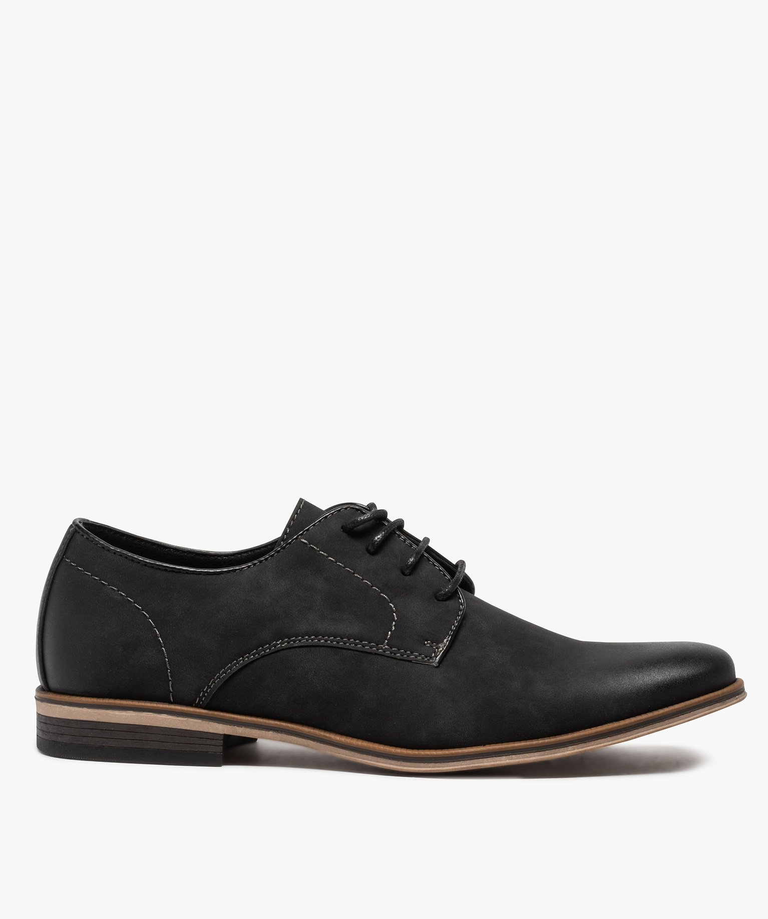 Derbies homme unis en matière mate gris | GEMO