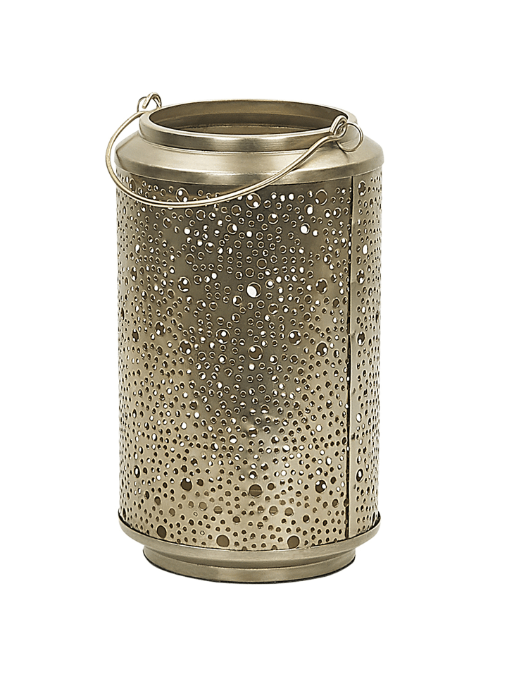 Beliani Windlichtsäulen CORFU in Gold - (W) 15 x (H) 25 x (L) 15 cm günstig kaufen onesize