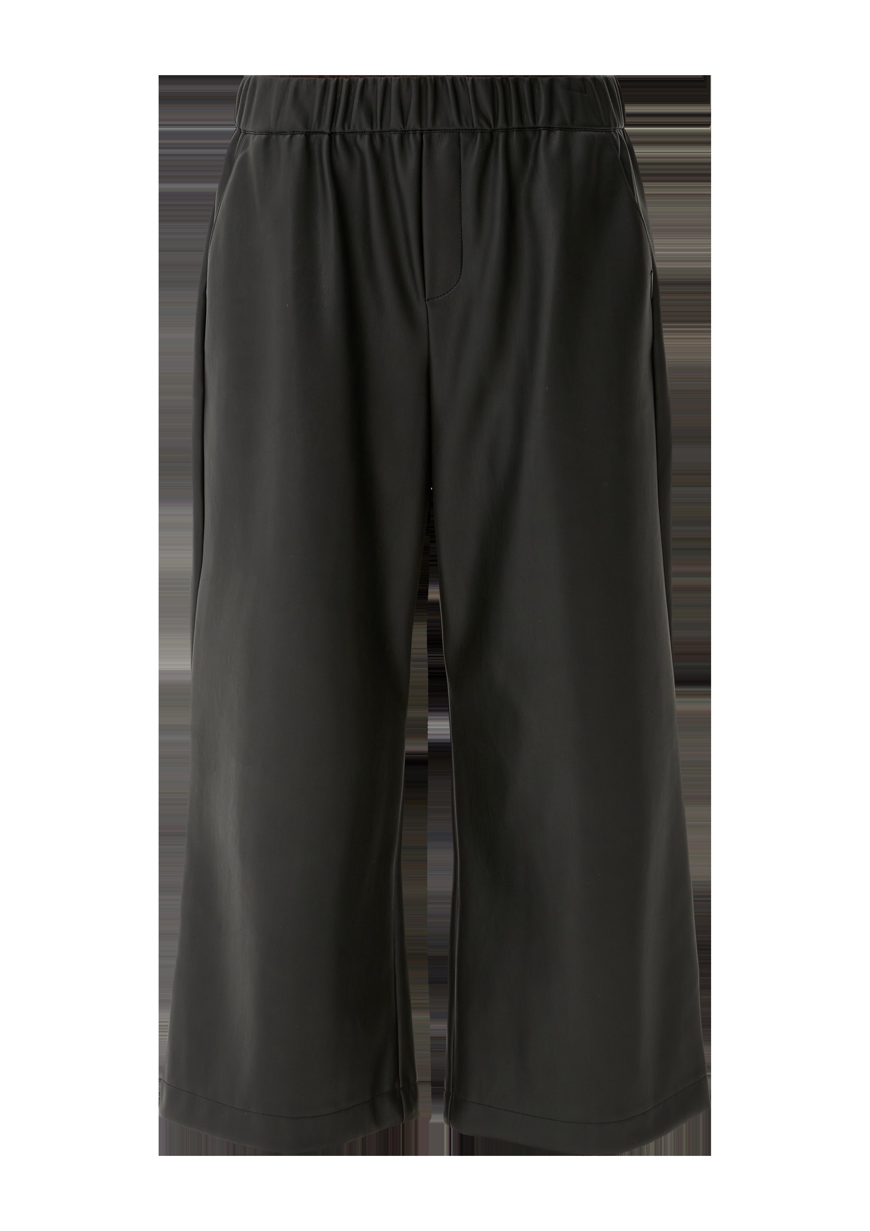 Lederimitathose mit Elastikbund  2125275-9999
