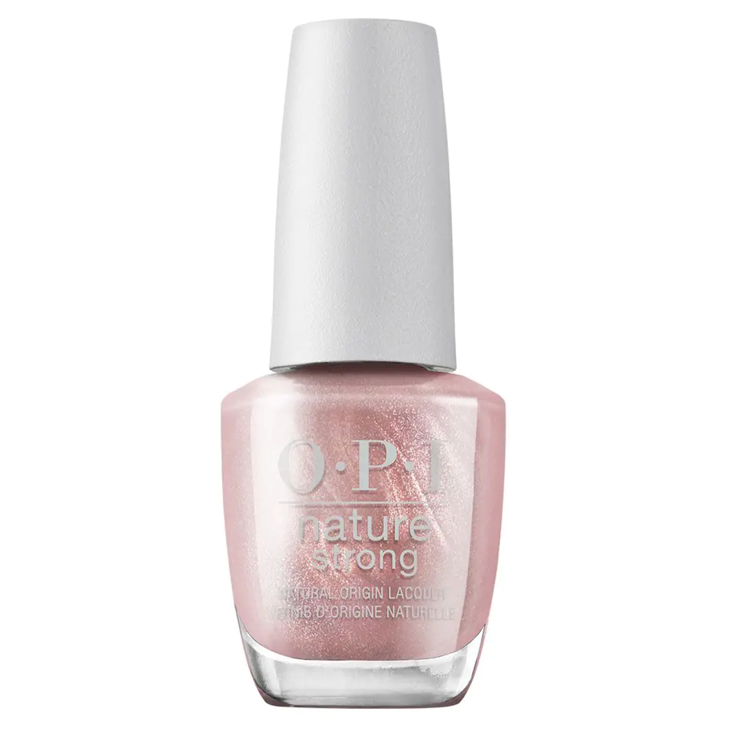 Opi Nature Strong Nail Polish Intensions Are Rose Gold 15ml