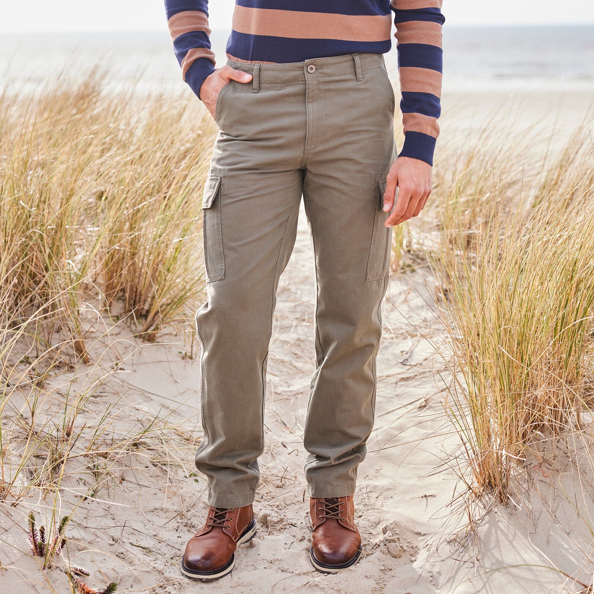 Pantalon battle en toile coton