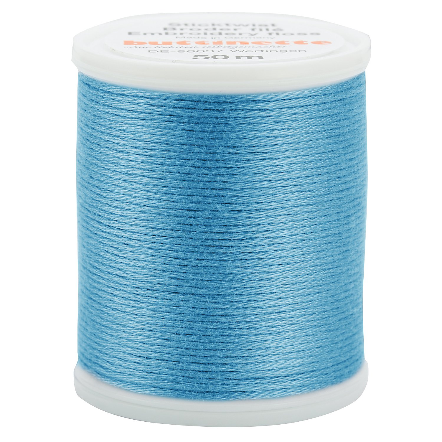 Original buttinette Sticktwist, lichtblau, 50 m