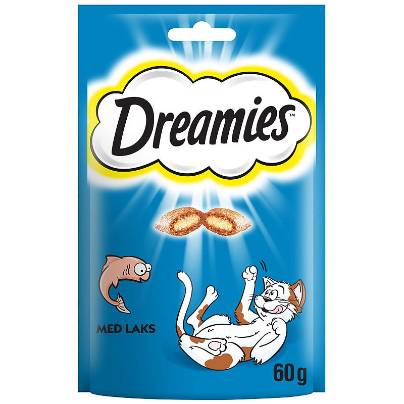 Mars Kattesnacks 60 g Laks Dreamies