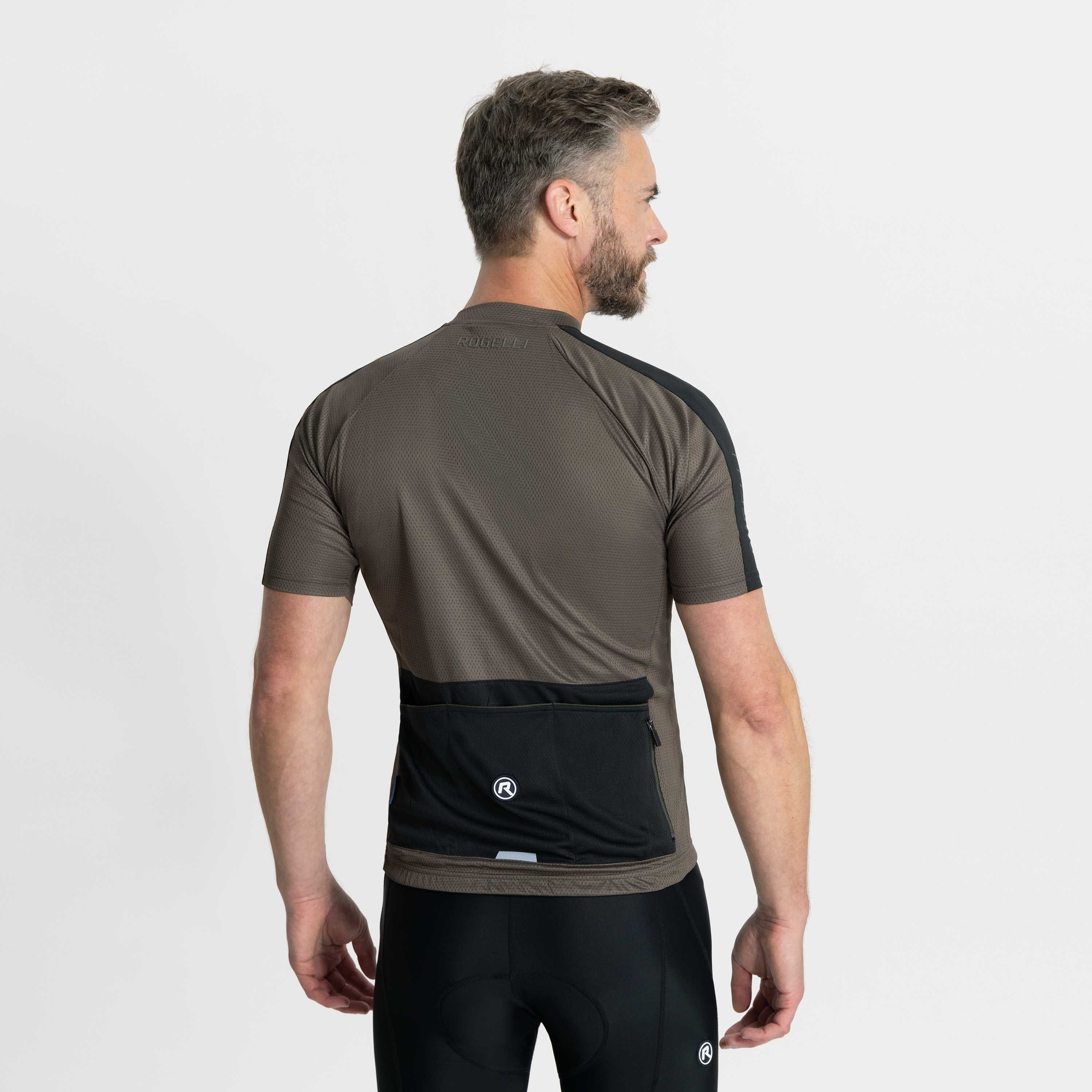 Rogelli Explore Taupe Herren Radtrikot Kurzarm