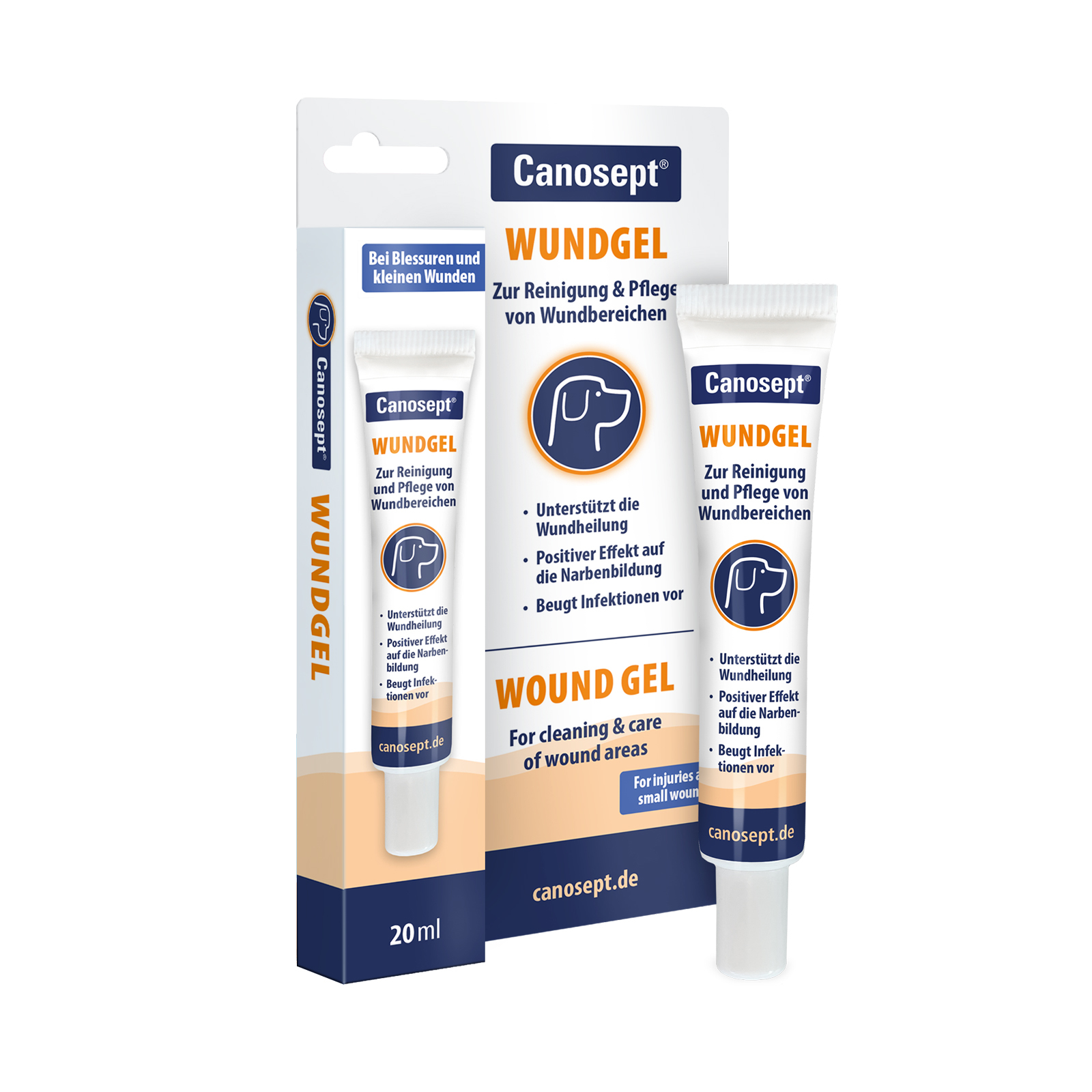 Canosept Pfotenpflege Canosept Wundgel für Hunde 20 ml