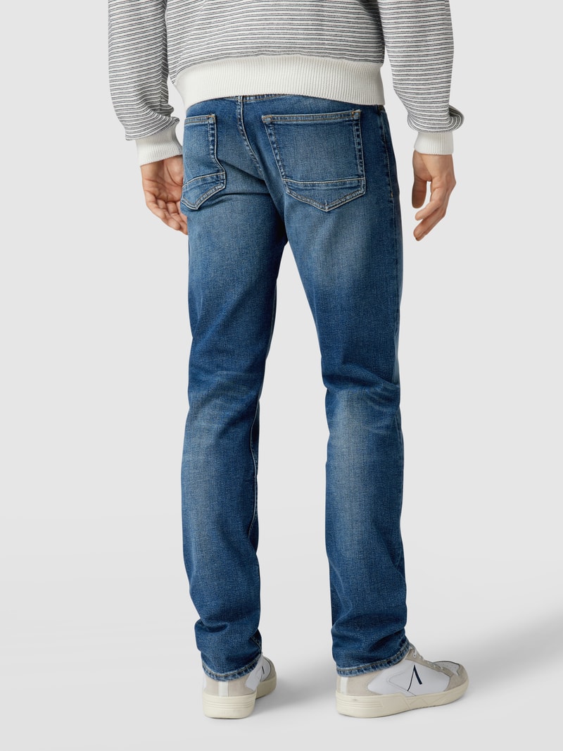 Slim Fit Jeans mit Stretch-Anteil Modell 'Delaware' in blau