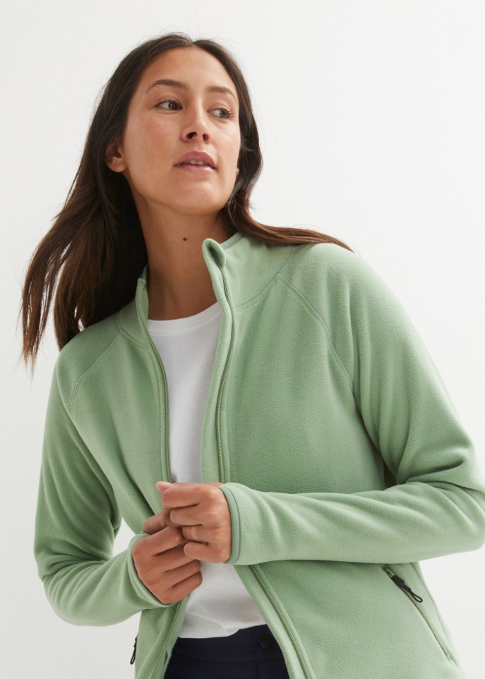 Fleecejacke mit Reißverschluss-Taschen