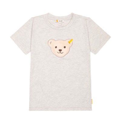 T-Shirt kurzarm, hellgrau für Jungs