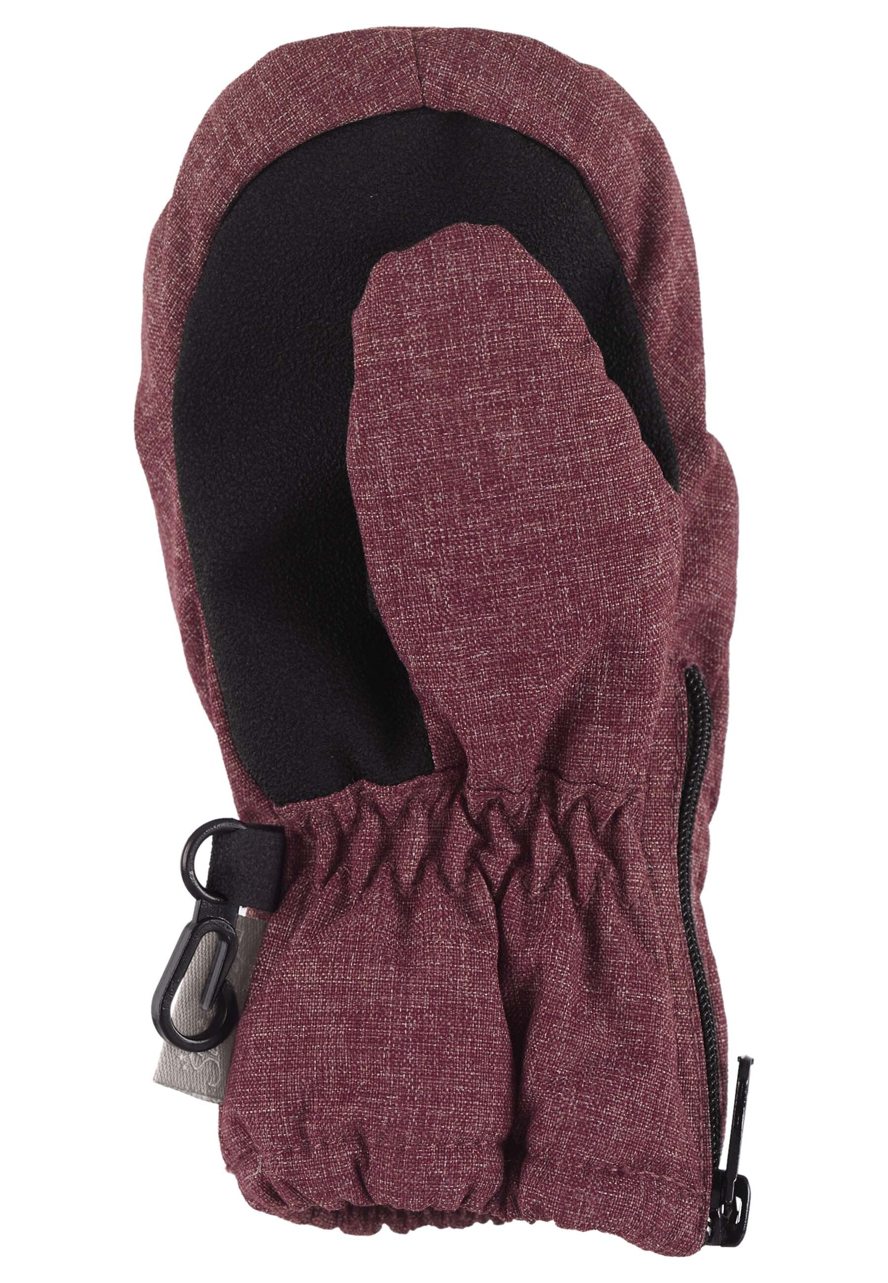 Fäustlinge mit Daumen, meliert, warm gefüttert
