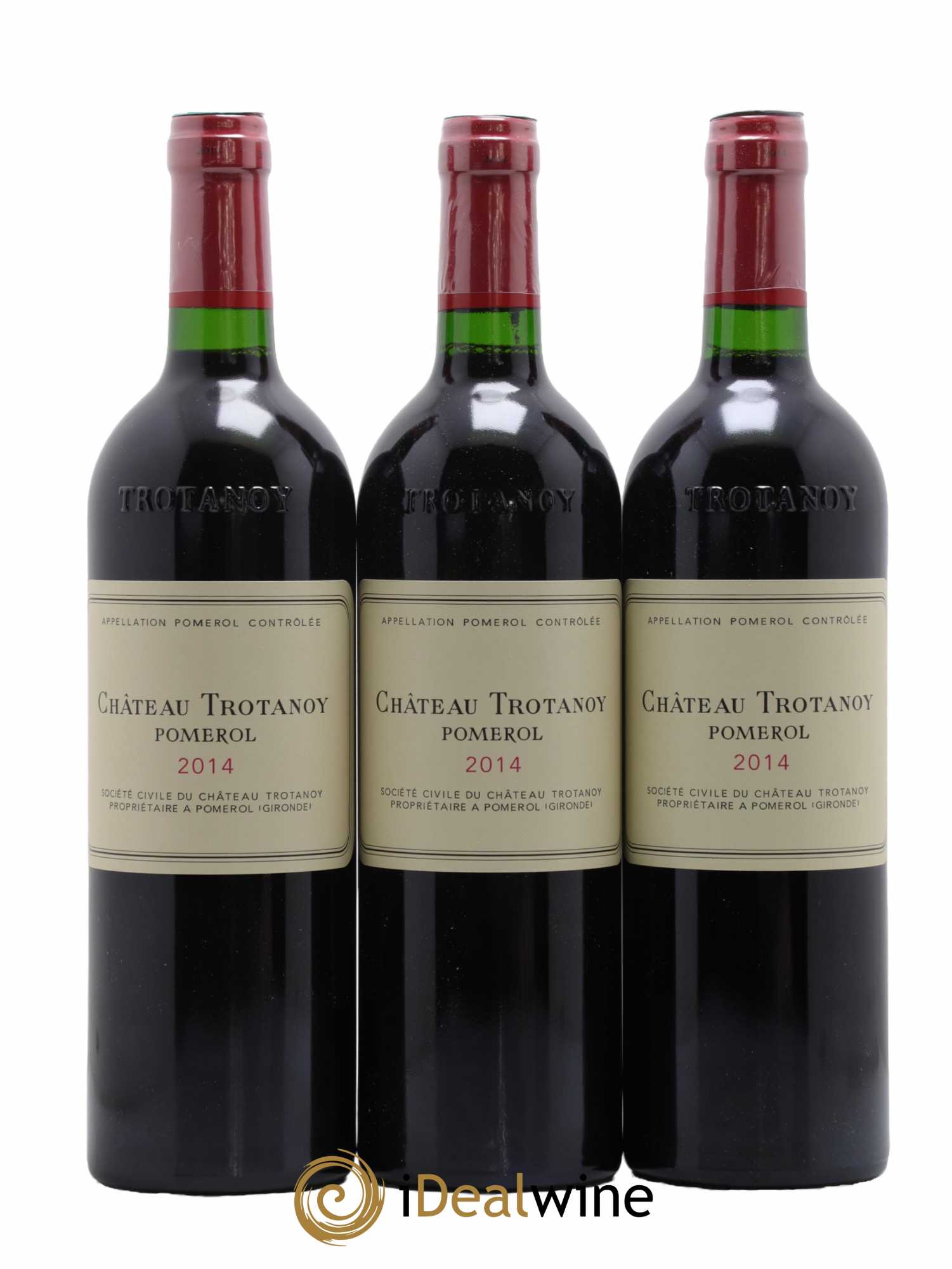 Château Trotanoy  2014 - Lot de 3 Bouteilles