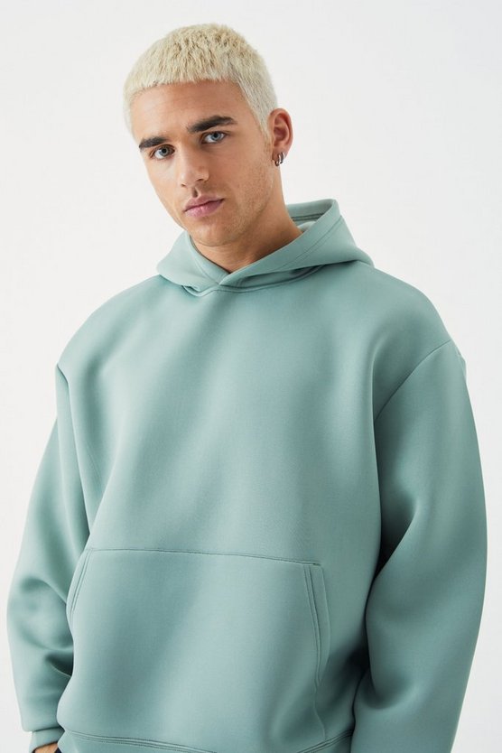 Kastiger Oversize Scuba-Hoodie