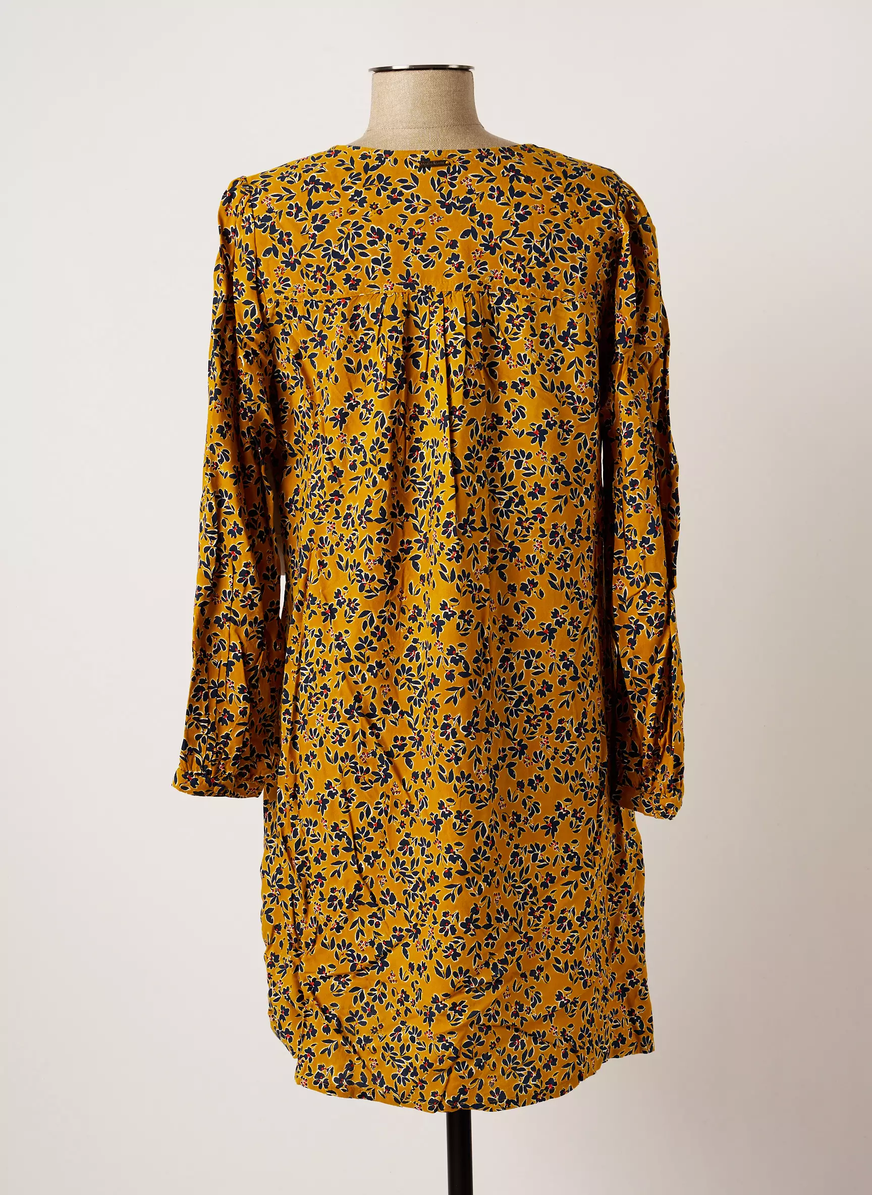Agathe   Louise Robes Mi Longues Femme couleur jaune