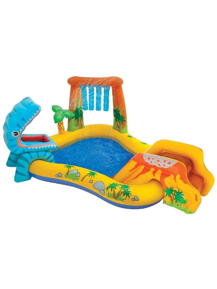 Intex Planschbecken - Dinosaurier Playcenter mit Rutsche (249x191x109cm) in bunt günstig kaufen onesize