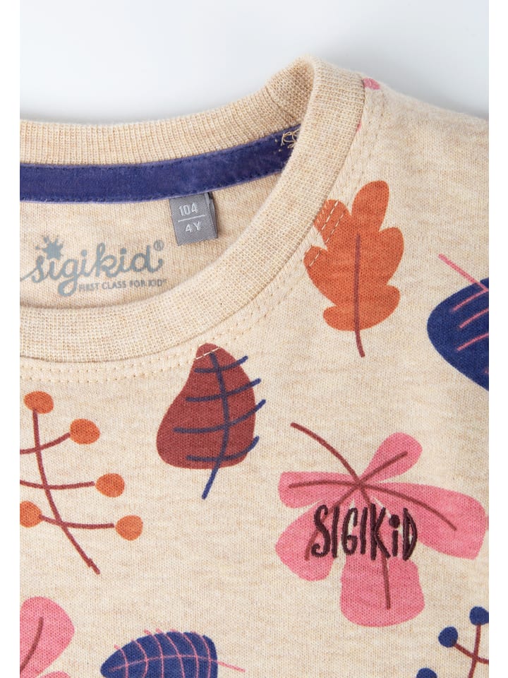Sigikid Langarmshirt Autumn-Forest in beige günstig kaufen