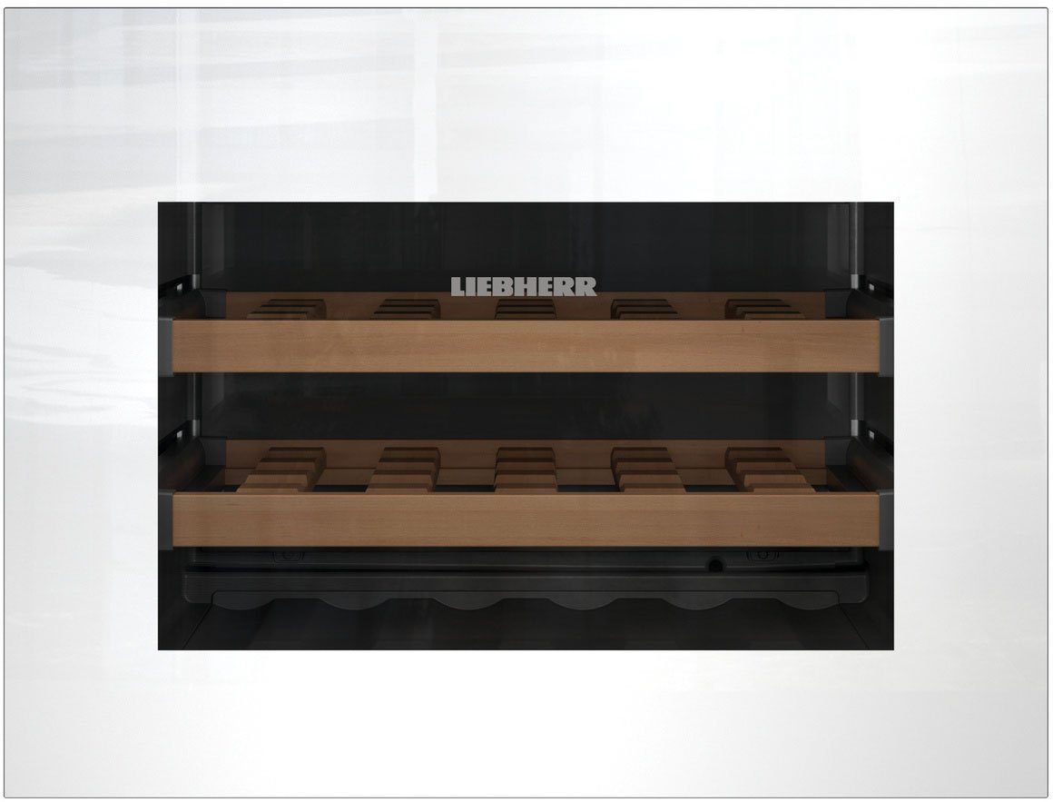 Liebherr Einbauweinkühlschrank WKEgw 582 GrandCru, für 18 Standardflaschen á 0,75l,FreshAir-Aktivkohlefilter, Kindersicherung