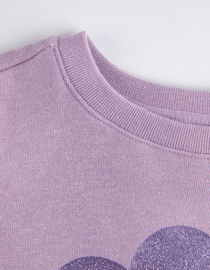 Set aus Sweatshirt und Jeggings - Glitzerprint