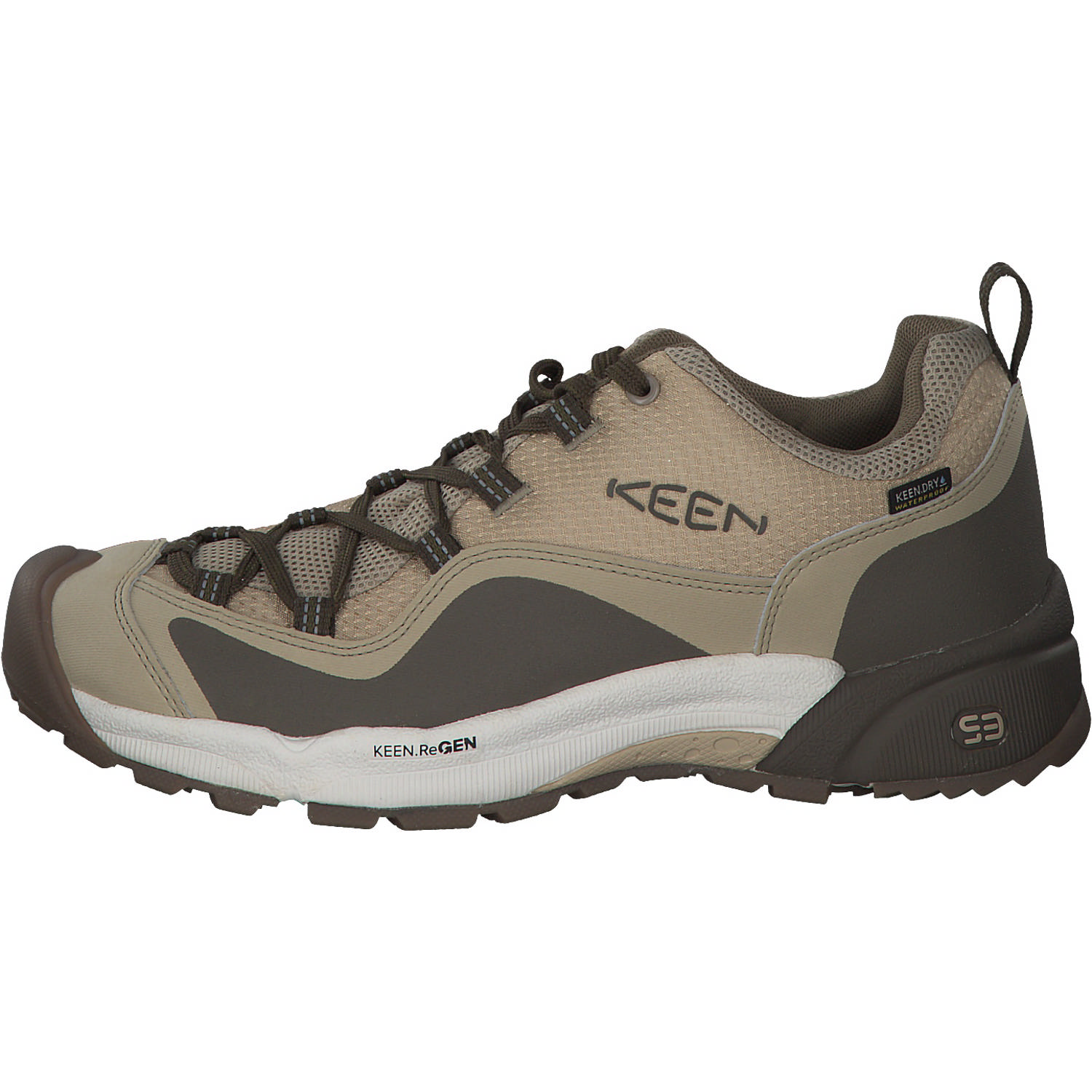 Keen Wasatch Crest WP 1026196, Trekkingschuhe, Damen, safari/timberwolf
