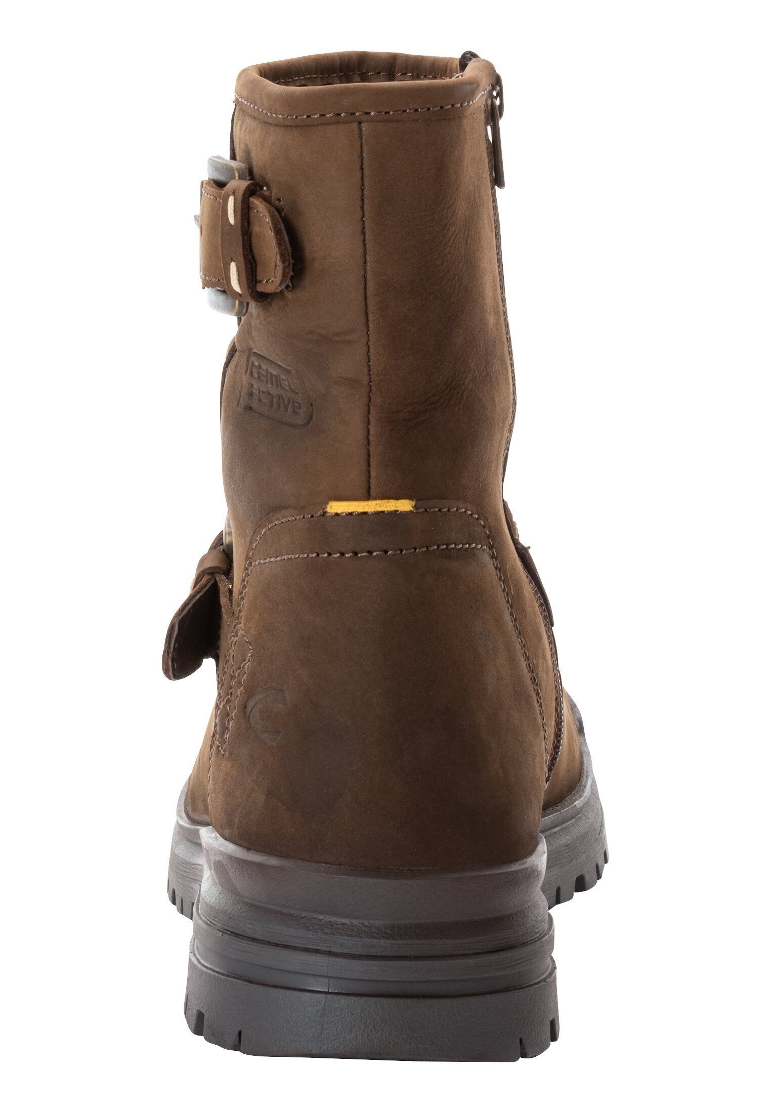 camel active aus echtem Rindsleder Schnürstiefelette