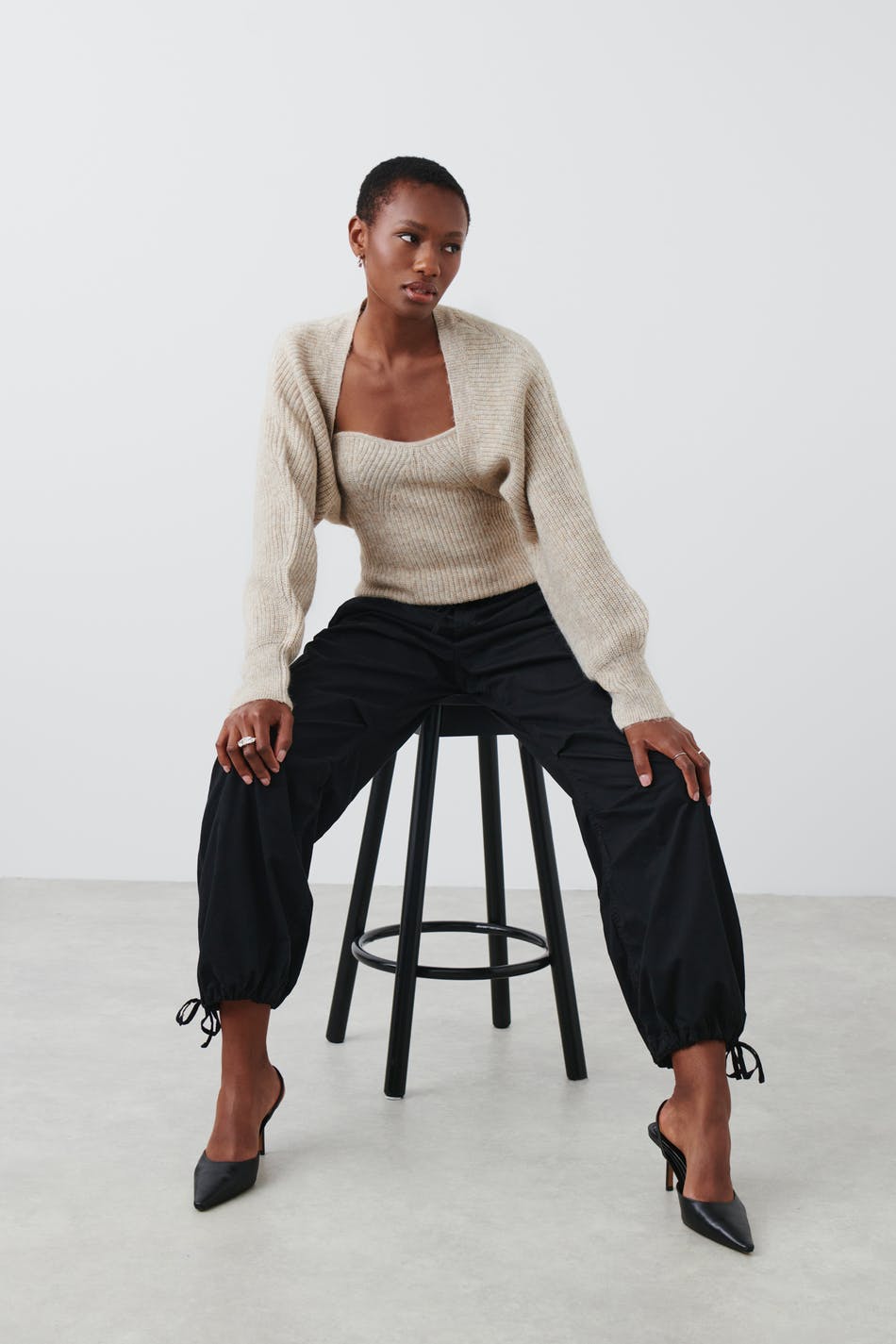 Knitted bolero