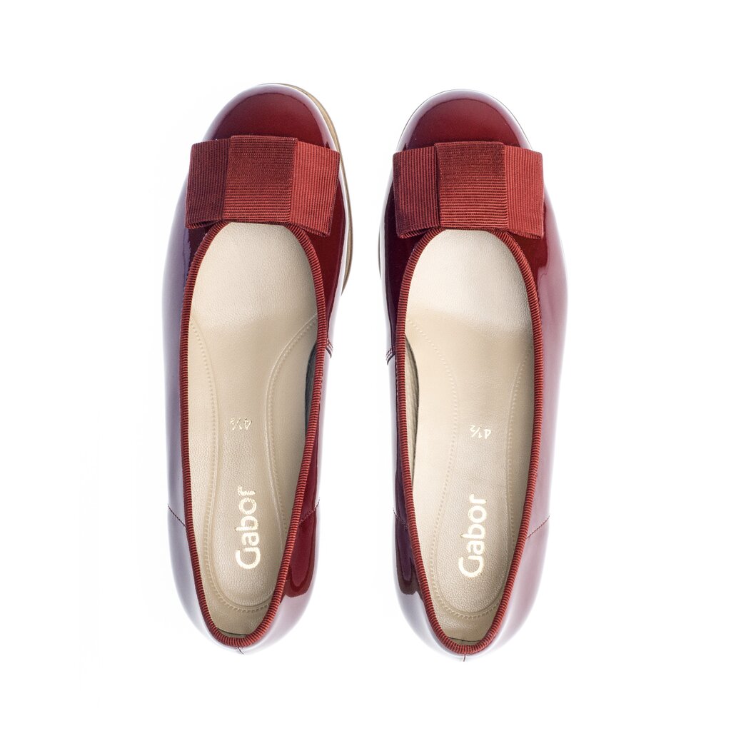 Gabor fashion Eleganter Ballerina rot