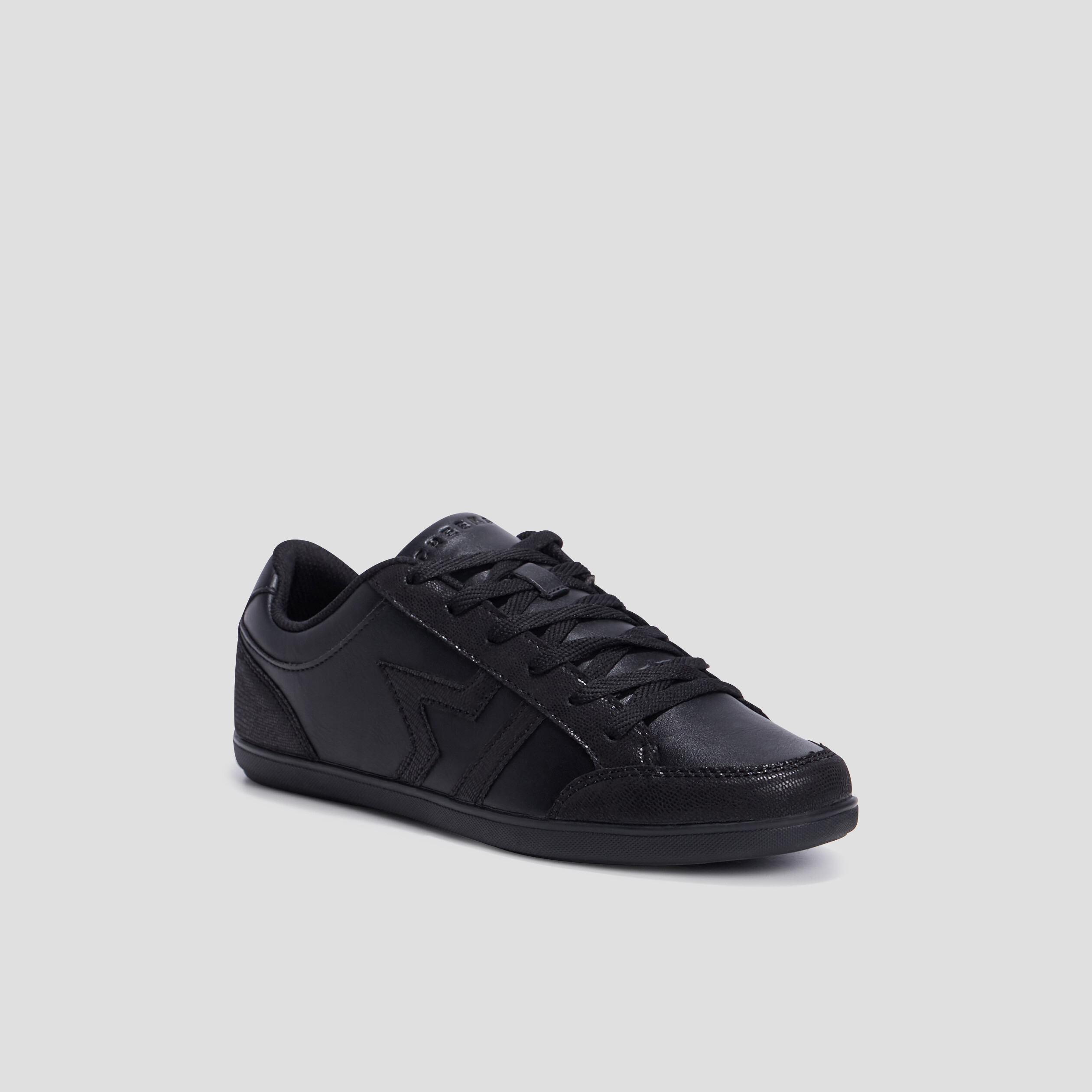 Baskets tennis Creeks noir femme | La Halle
