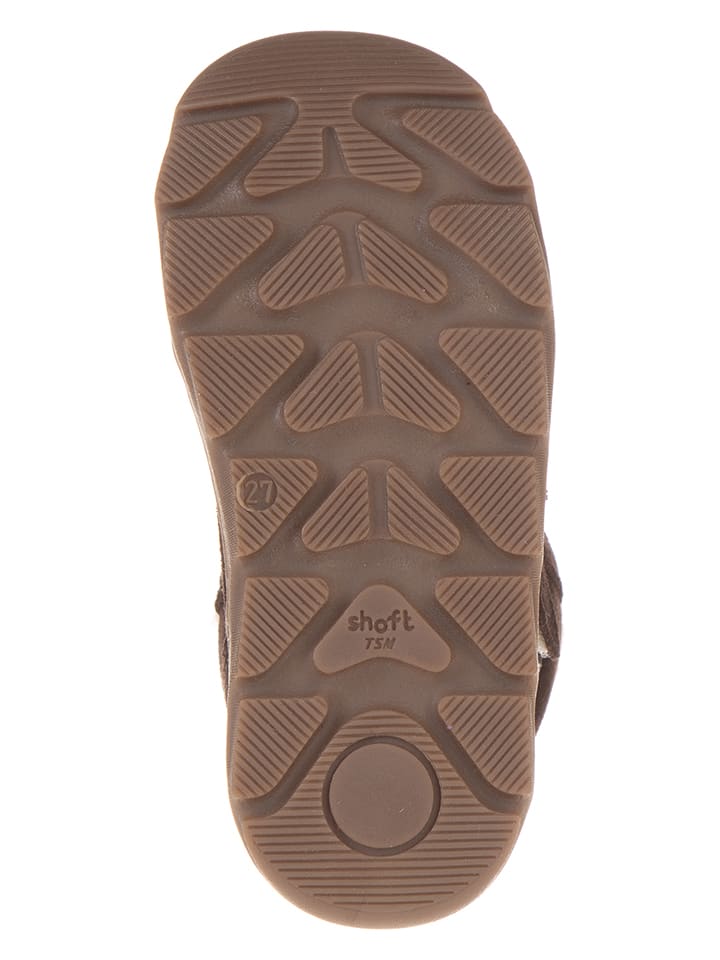 POM POM Leder-Barfußschuhe in Braun günstig kaufen