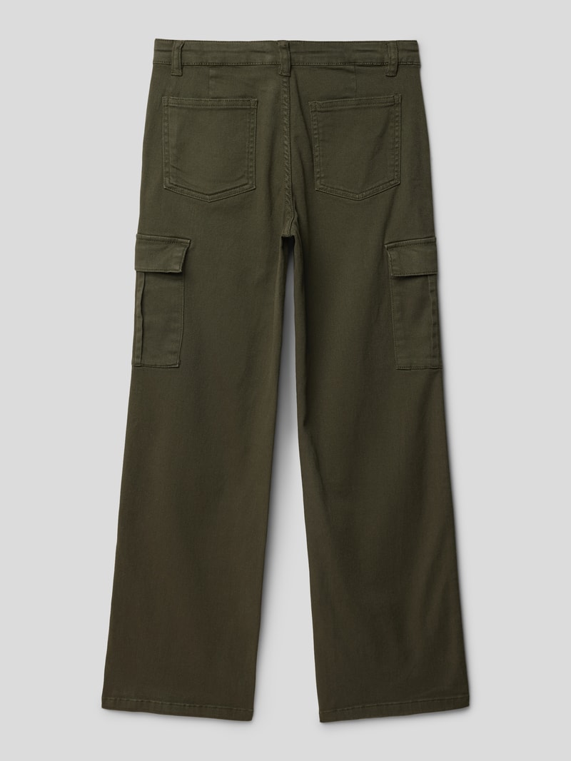Cargohose im unifarbenen Design Modell 'KOGYARROW-VOX' in olivgrün
