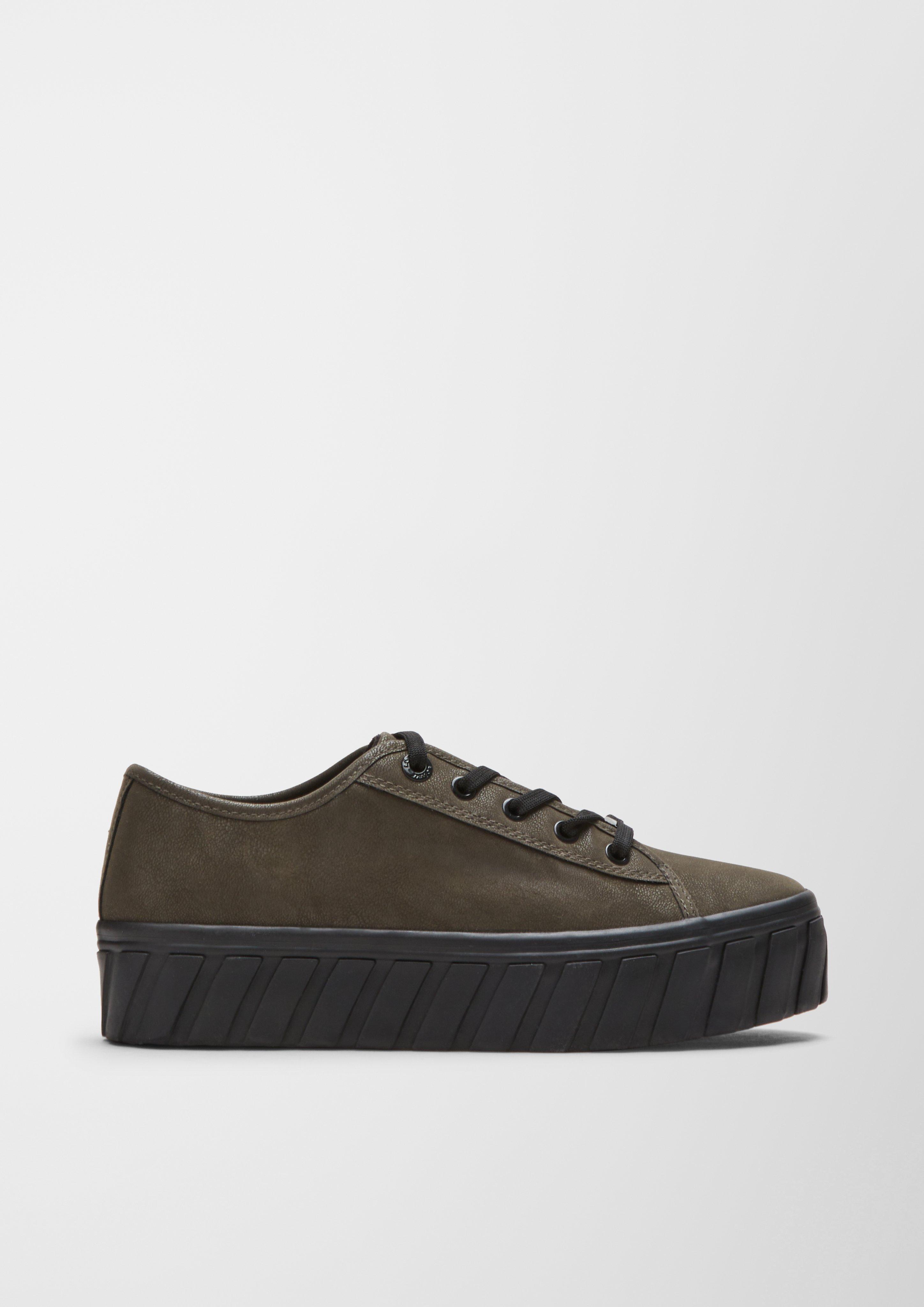 Plateau-Sneaker aus Kunstleder  6006484-701
