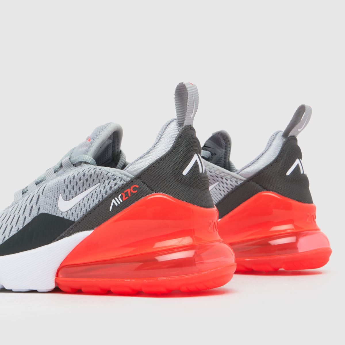 Nike Air Max 270 Lány Utcai Cipő Szürke/Szürke/Fekete, 36.5