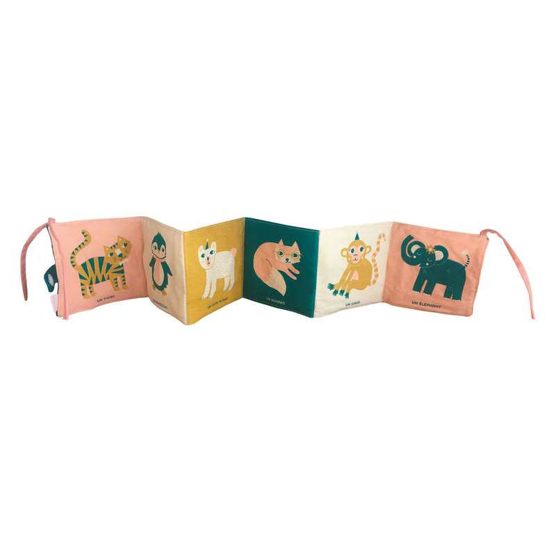 Livre tissu Les animaux tout doux - Auzou