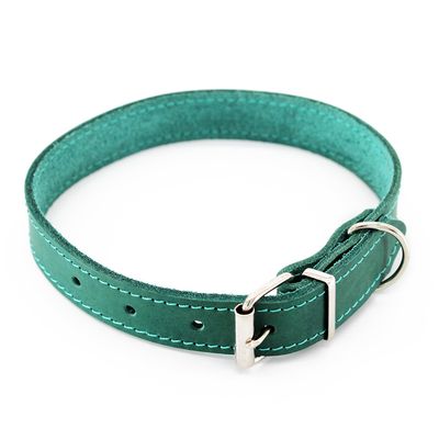 Heim Halsband mit Ziernaht, petrol