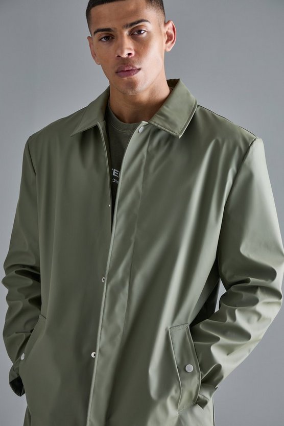 Mittellange Regenjacke