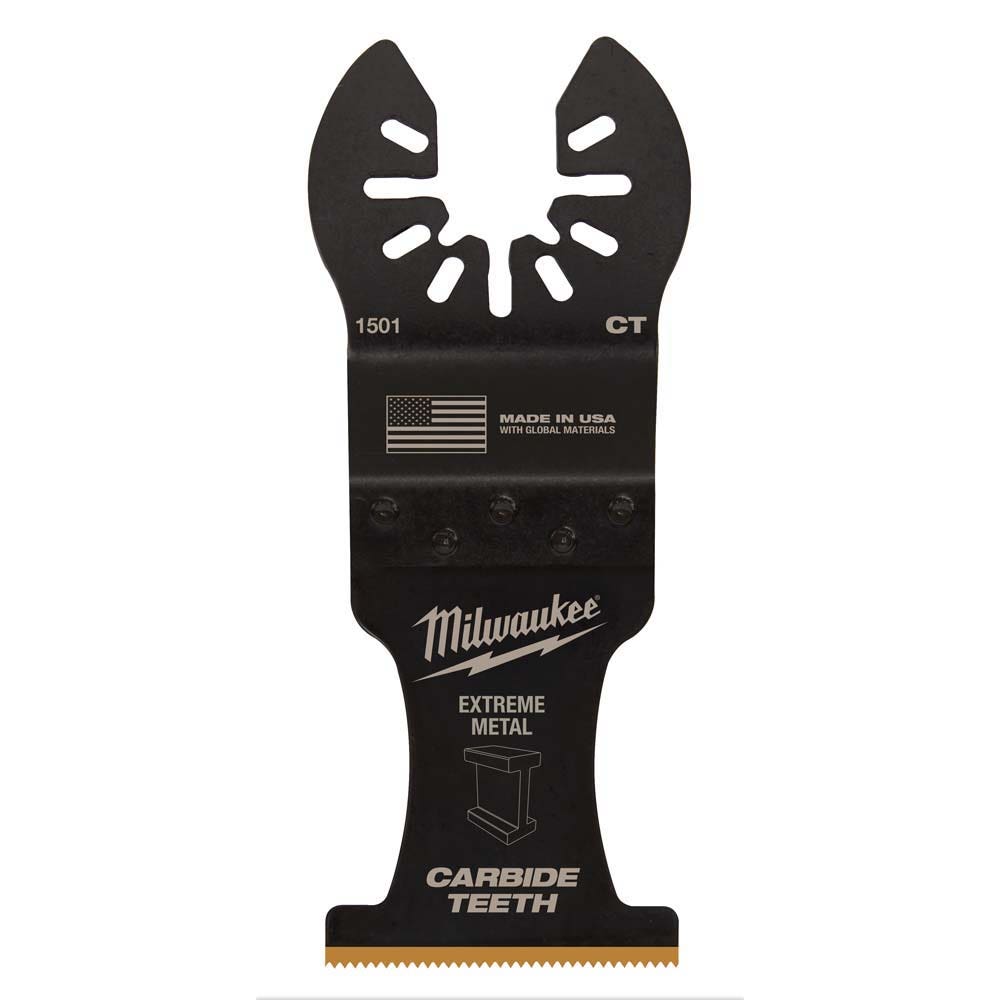 Lâmina MILWAUKEE OPEN-LOK Extreme Metal de 35 mm com dentes de carboneto reforçados com titânio 49251501