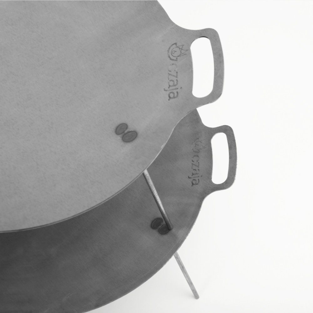 Czaja Feuerschale Grill- und Feuerschale Ø 58 cm - Mobile Feuerschale und Grillplatte