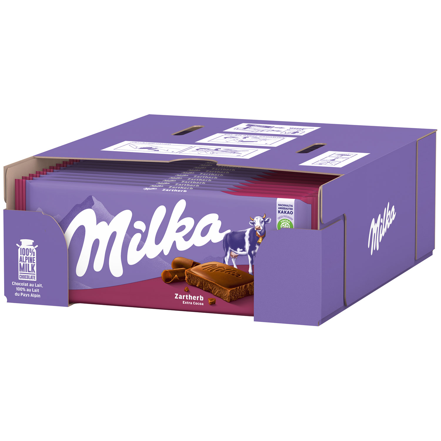 Milka Zartherb 100g