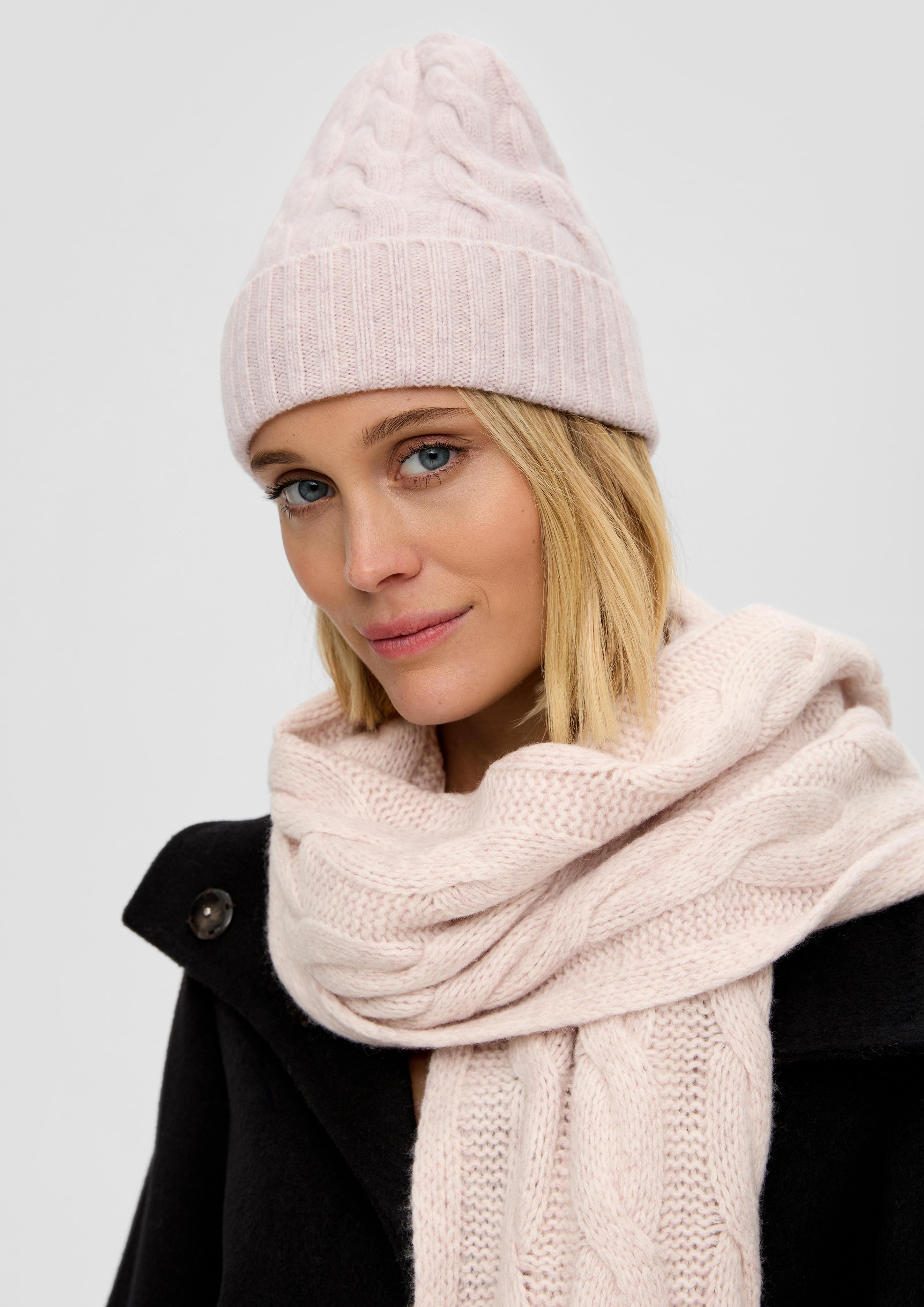 Strickmütze aus reiner Wolle  2133716-07W0