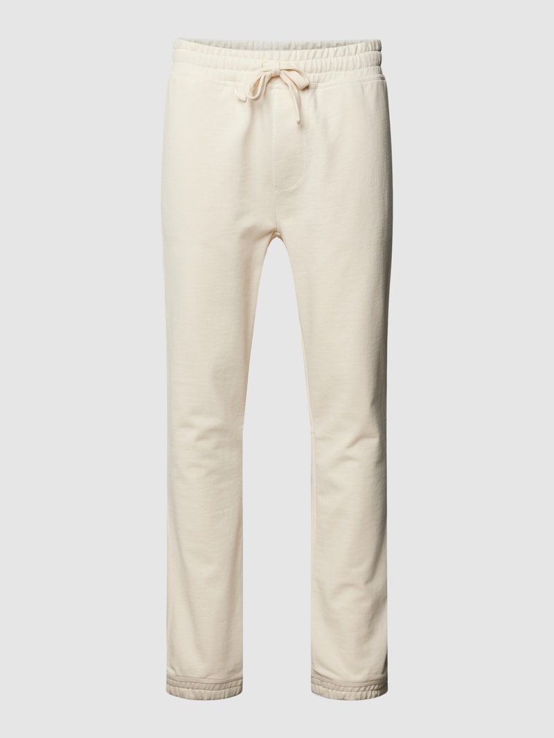 Sweatpants mit Gesäßtasche Modell 'Secircular' in offwhite