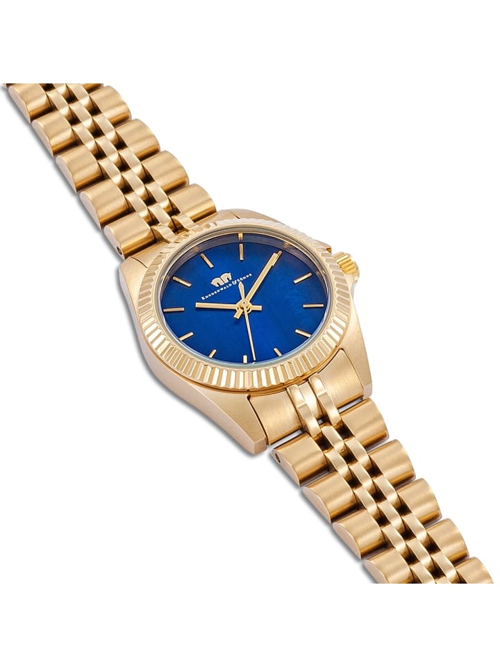 Rhodenwald & Söhne Damen Quarzuhr gelbgold Edelstahl gelbgold in gelbgold günstig kaufen 21 cm