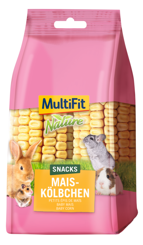 MultiFit Snacks MultiFit Nature snacks Maiskölbchen 3x2 Stück